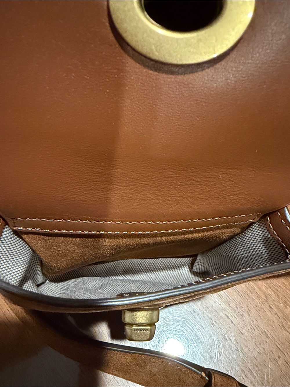 Coach Turnlock Haversack Bag - Picture 4 of 13